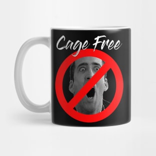 Cage Free - Nicolas Cage Meme Design Funny Mug